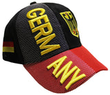 3D- Embroidered Germany/Deutschland  Cap/Hat - German Specialty Imports llc