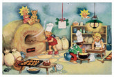 Glitter Advents Calendar Greeting Card with Envelope Baumgarten's Christmas World" - German Specialty Imports llc