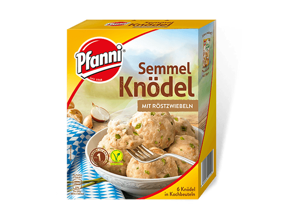 PF 3432 Stark Pfanni  Roasted Onion Bread Dumplings - German Specialty Imports llc