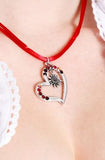 K-90 Heart with Edelweiss Necklace - German Specialty Imports llc