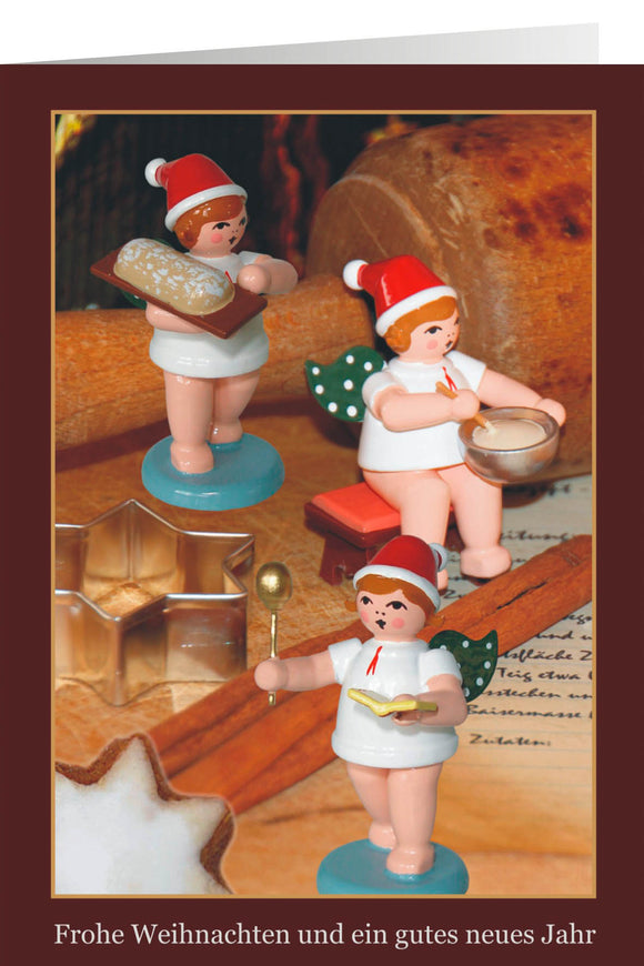 Angel Christmas Card with Envelope - German Specialty Imports llc