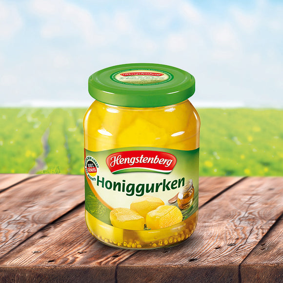 Hengstenberg Honiggurken Honey Cucumber Jar - German Specialty Imports llc