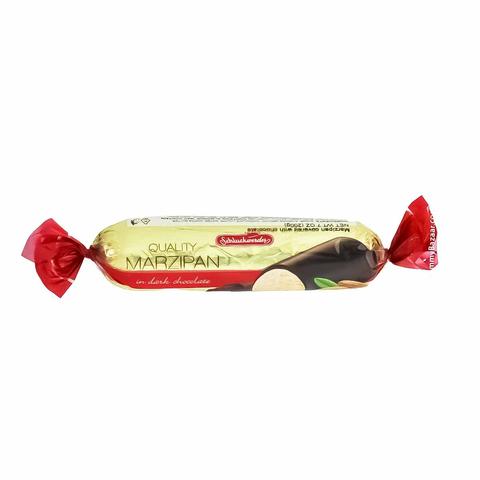 25131  Schluckwerder Dark Chocolate Covered Marzipan Loaf 7 oz - German Specialty Imports llc
