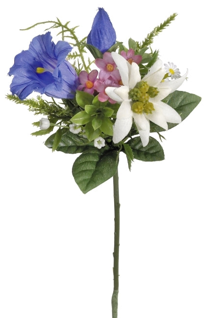 Silk Alpine Flower Pick - German Specialty Imports llc