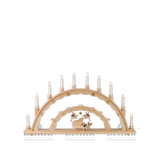 Blank-Engel Hand made Wooden Light Arch, electric, 3 angel musicians and baby grand piano - German Specialty Imports llc