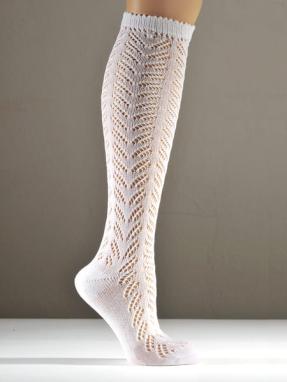 3047-11 Luise Steiner Traditional Trachten  Women / Children Knee  Socks Ajour - German Specialty Imports llc