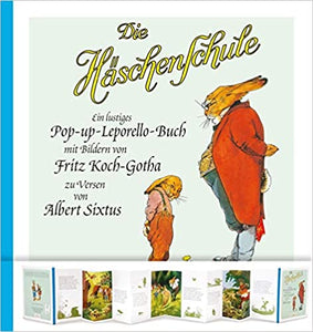 Die Haeschenschule Ein lustiges Pop-up-Leporello-Buch in German Hardcover - German Specialty Imports llc