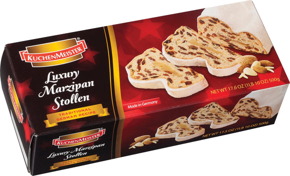 Kuechenmeister Luxury Marzipan Stollen Gift Box  26.4 oz - German Specialty Imports llc