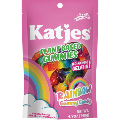 Katjes Rainbow Gummy Candy Plant Based Gummies - German Specialty Imports llc