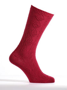 1610-26 Luise Steiner Traditional Trachten Socks  Rubin - German Specialty Imports llc