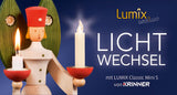 Lumix Magnetic  Electric Candle lights 2 pc - German Specialty Imports llc