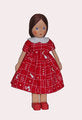 7010 Lotte Sievers Hahn Hand Carved Doll's house, Mother, dark Hair drapery dress - German Specialty Imports llc
