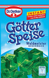 Dr. Oetker Jello Woodruff    Goetterspeise Waldmeister Bag Instant  BB 4/24 - German Specialty Imports llc
