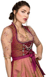 B 7214 Stockerpoint Embroidered  Lace Dirndl Blouse Rose - German Specialty Imports llc