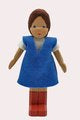 7211 Lotte Sievers Hahn Doll's house Doll Girl, tall , dark hair - German Specialty Imports llc