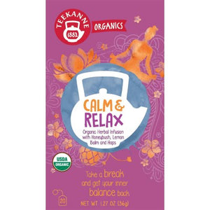 Teekanne Organics Calm & Relax Tea - German Specialty Imports llc