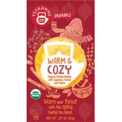 Teekanne Organics Warm Cozy Tea - German Specialty Imports llc