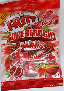 Fritt Super Frucht Minis Superfruit Minis Goji and Pomegranate - German Specialty Imports llc