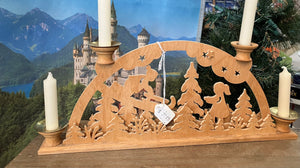 Hand made Wooden Light Arch for Candles- Sledding - German Specialty Imports llc