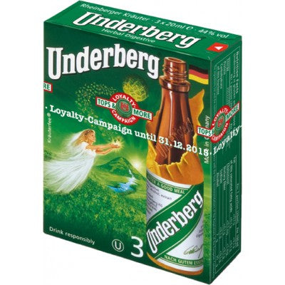 Underberg 3 Pack Bottle - German Specialty Imports llc