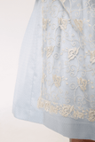 Available for Preorder Krueger  Dirndl Londo 60 cm skirt length, color blue - German Specialty Imports llc
