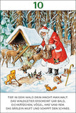 15561 Advent tear-off calendar "Teddy's Christmas Journey" Teddys Weihnachtsreise German Edition - German Specialty Imports llc