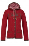 Stockerpoint Sweater with hood  Ornella Red and grey - German Specialty Imports llc