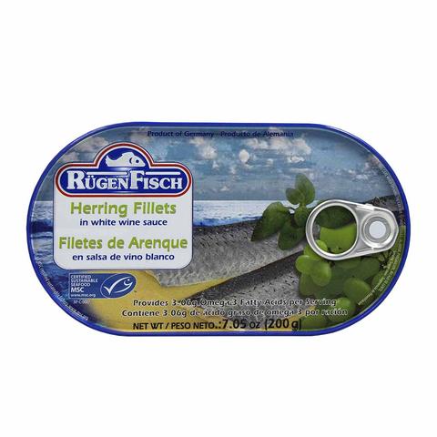 Herring Fillets in white wine sauce - German Specialty Imports llc