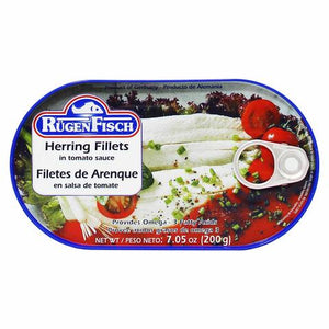 Ruegen Fisch Herring Fish  in Tomato Sauce - German Specialty Imports llc