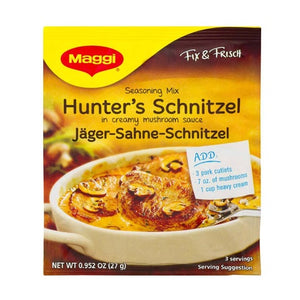 Maggi Seasoning MIx for  Jaeger Schnitzel Hunters Cream Schnitzel BB 11/22 - German Specialty Imports llc