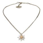 Edelweiss metal chain Greta small (antique silver colored) - German Specialty Imports llc