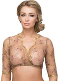 B 7214 Stockerpoint Embroidered  Lace Dirndl Blouse Rose - German Specialty Imports llc