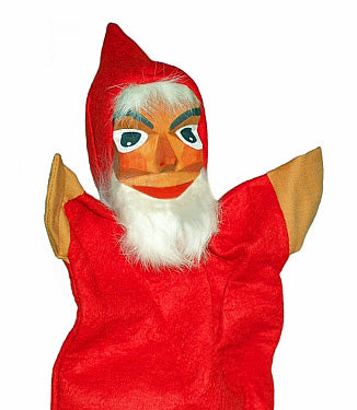 Lotte Sievers Hahn Dwarf/Gnome Hand Carved Glove hand Puppet - German Specialty Imports llc