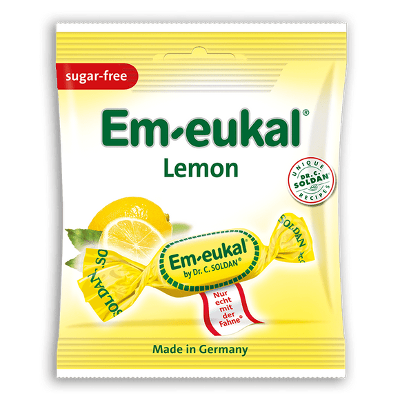 Dr. Soldan Em-eukal Lemon Drops Sugarfree - German Specialty Imports llc