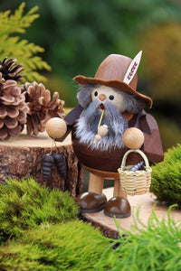 Glaesser Wood Gnome Incense Burner Smoker - German Specialty Imports llc