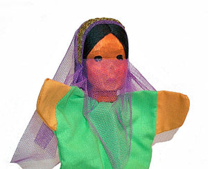 Lotte Sievers Hahn FATIMA Hand Carved Glove Hand Puppet - German Specialty Imports llc