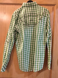 Stockerpoint Jagdfieber Green and White Checkered Men Trachten Shirt - German Specialty Imports llc