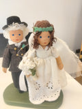 Lotte Sievers Hahn Doll's house, Bride and Groom on stand - German Specialty Imports llc