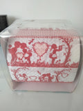 TP 0021 Red /White Nostalgic Love Scene Toilet Paper Roll by Paper +Design - German Specialty Imports llc