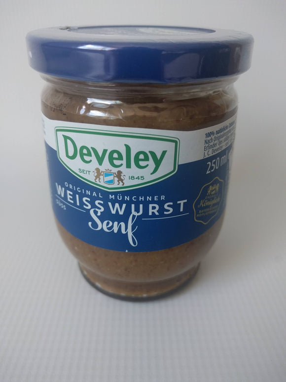 Develey Original Munich Weisswurst Mustard - German Specialty Imports llc