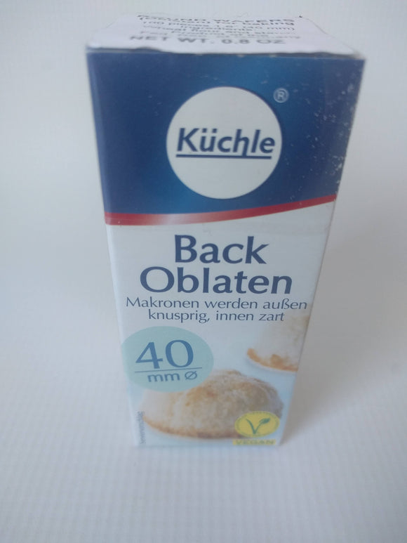Kuechle Back Oblaten Round  Baking Wafers in different sizes - German Specialty Imports llc