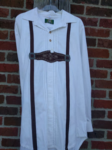 Traditional Trachten Shirt with Suspenders - German Specialty Imports llc