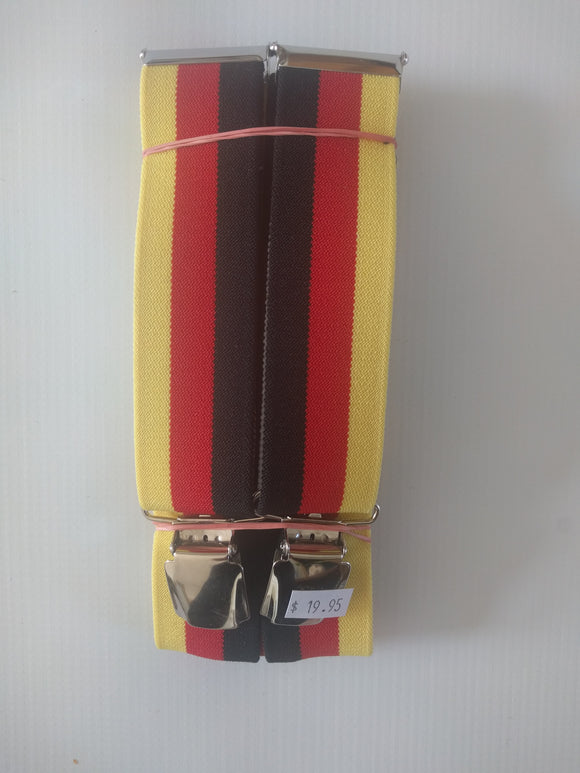 Elastic Suspenders in German Colors - German Specialty Imports llc