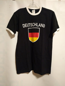 Deutschland/Germany Tee shirt with shield - German Specialty Imports llc