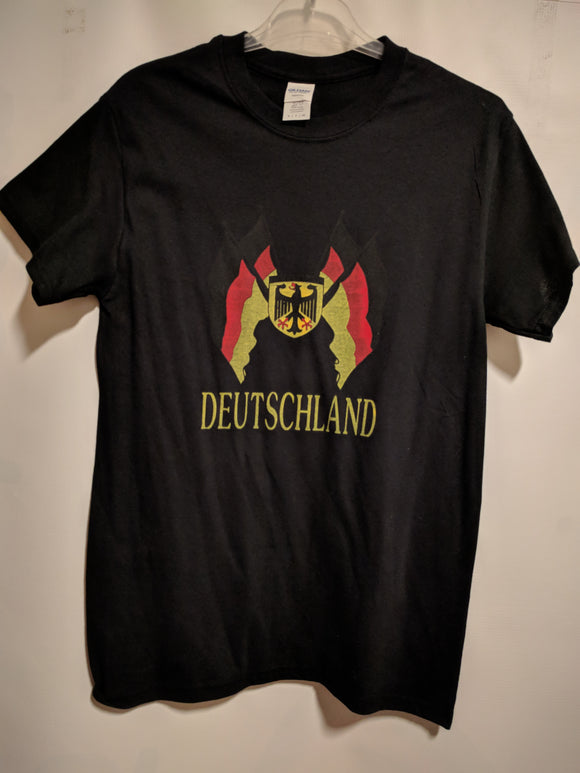 Deutschland T-shirt with German Eagle and Flags - German Specialty Imports llc