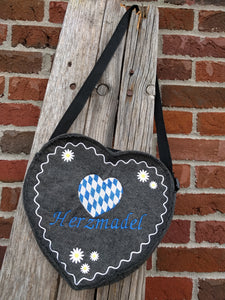 Bavarian Herzmadel Felt Bag - German Specialty Imports llc