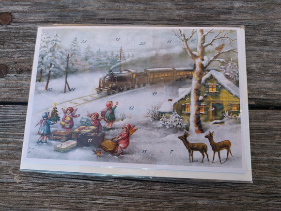 Train Adventcalendar Card - German Specialty Imports llc