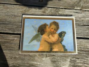 Raffael hugging Angel Advent Calendar Card - German Specialty Imports llc