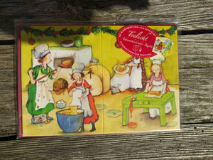 Tea light Advent Calendar Card - German Specialty Imports llc