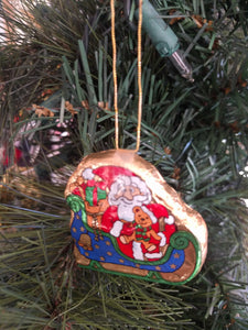 Sled Chocolate Christmas Tree Ornament - German Specialty Imports llc